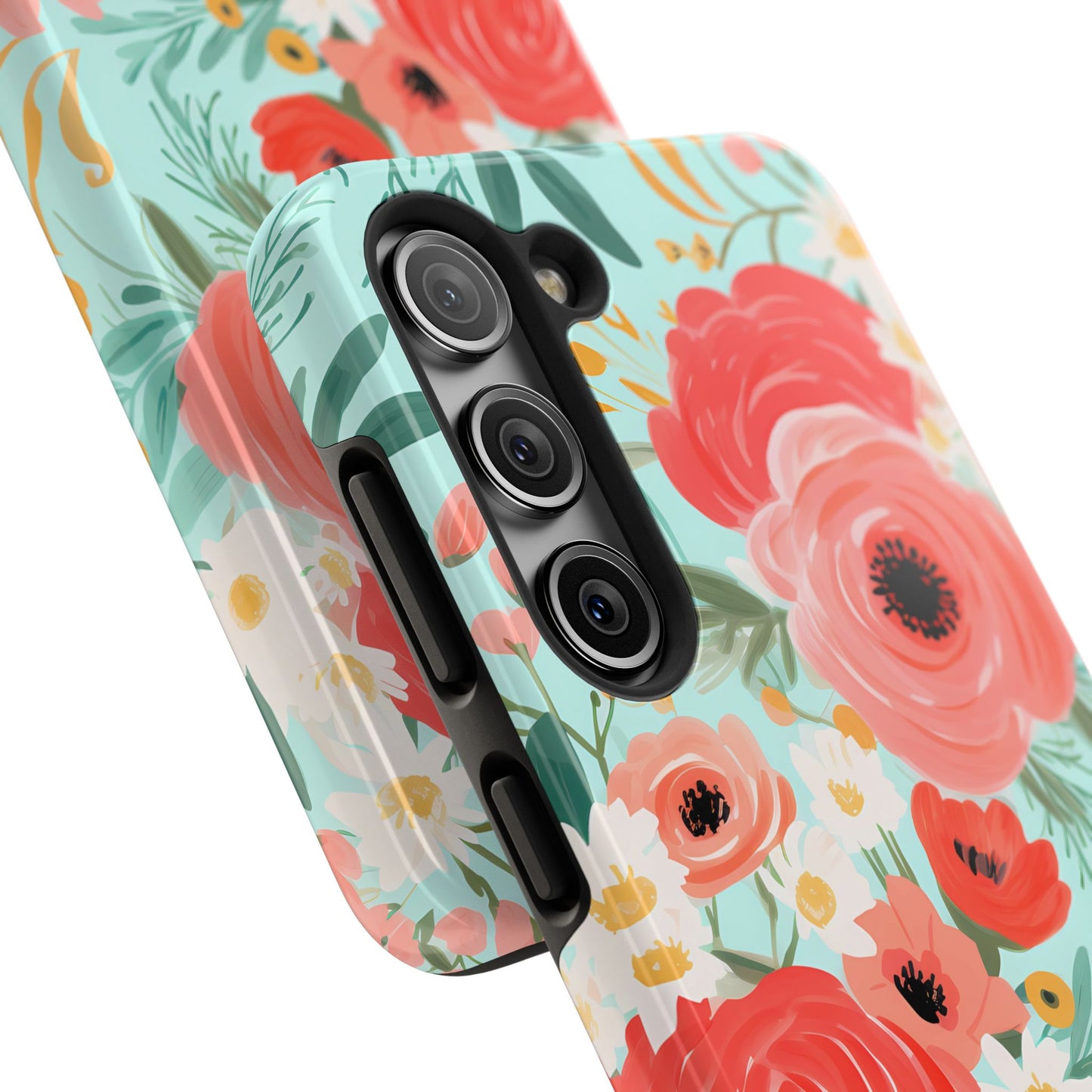 Coral FloralTough Phone Case