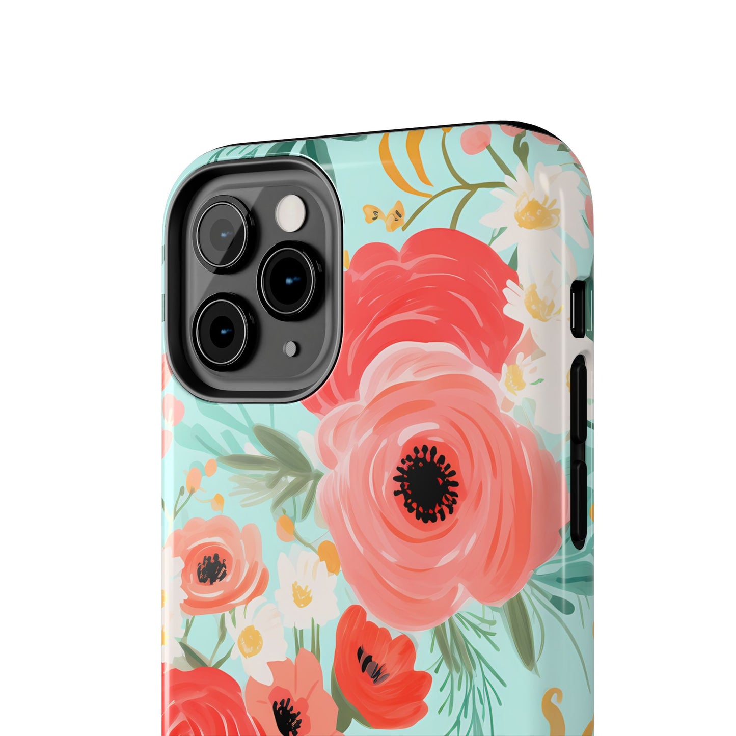 Coral FloralTough Phone Case