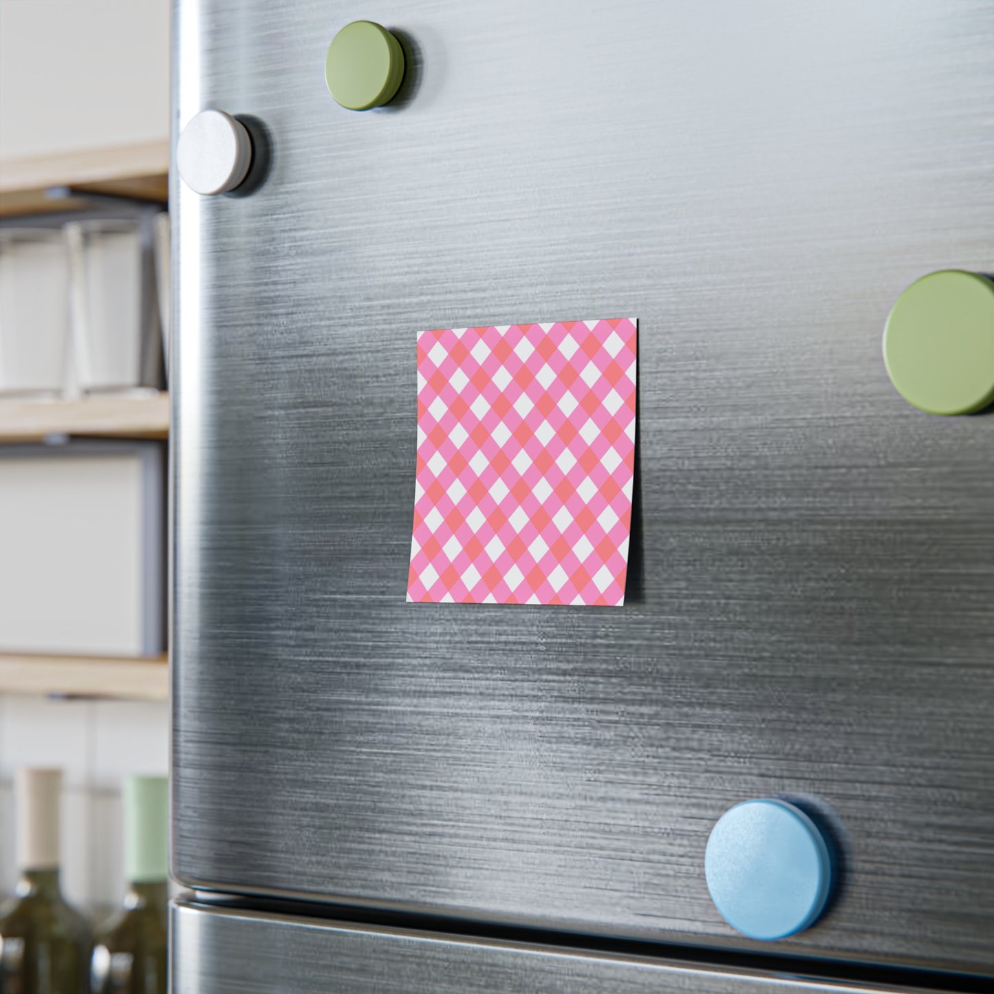 Preppy Pink and Red Gingham Post-it® Note Pads