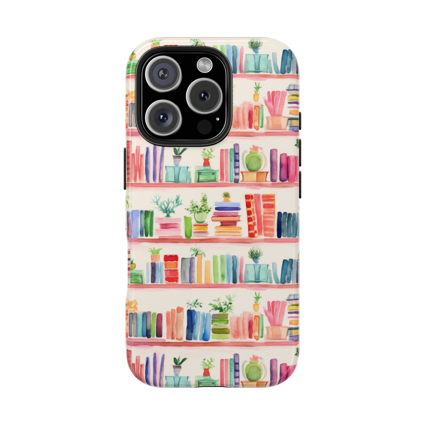 Colorful Bookshelf Tough Phone Cases