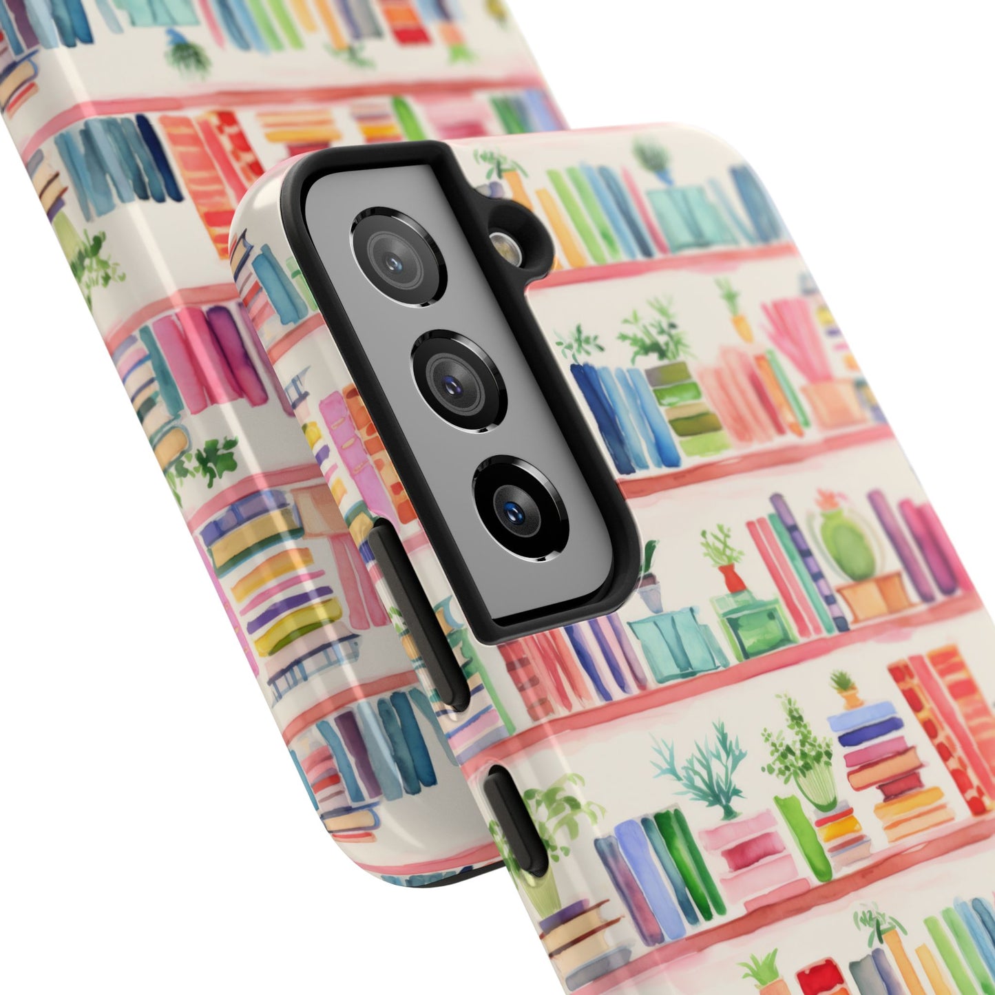 Colorful Bookshelf Tough Phone Cases