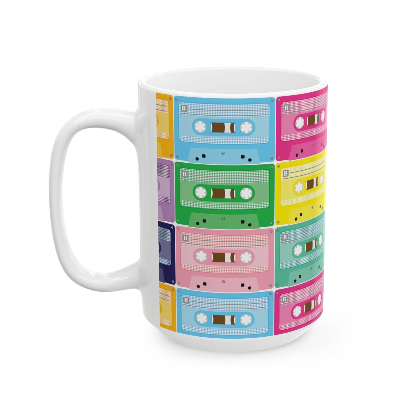 Cassette Tapes Ceramic Mug