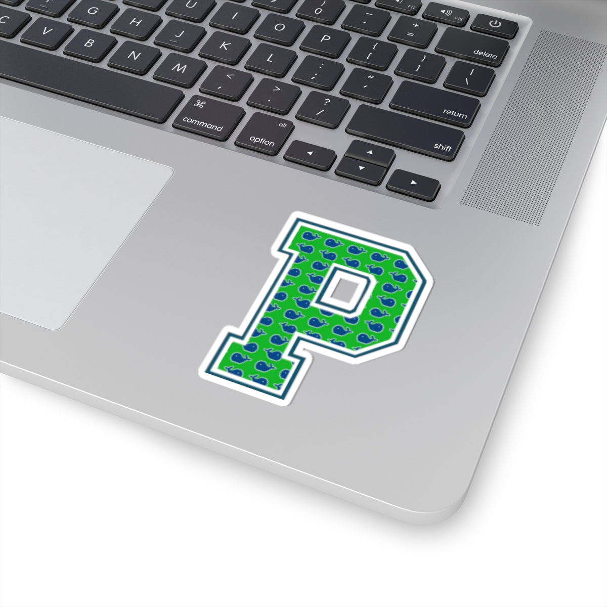 Preppy Letter P Kiss Cut Sticker