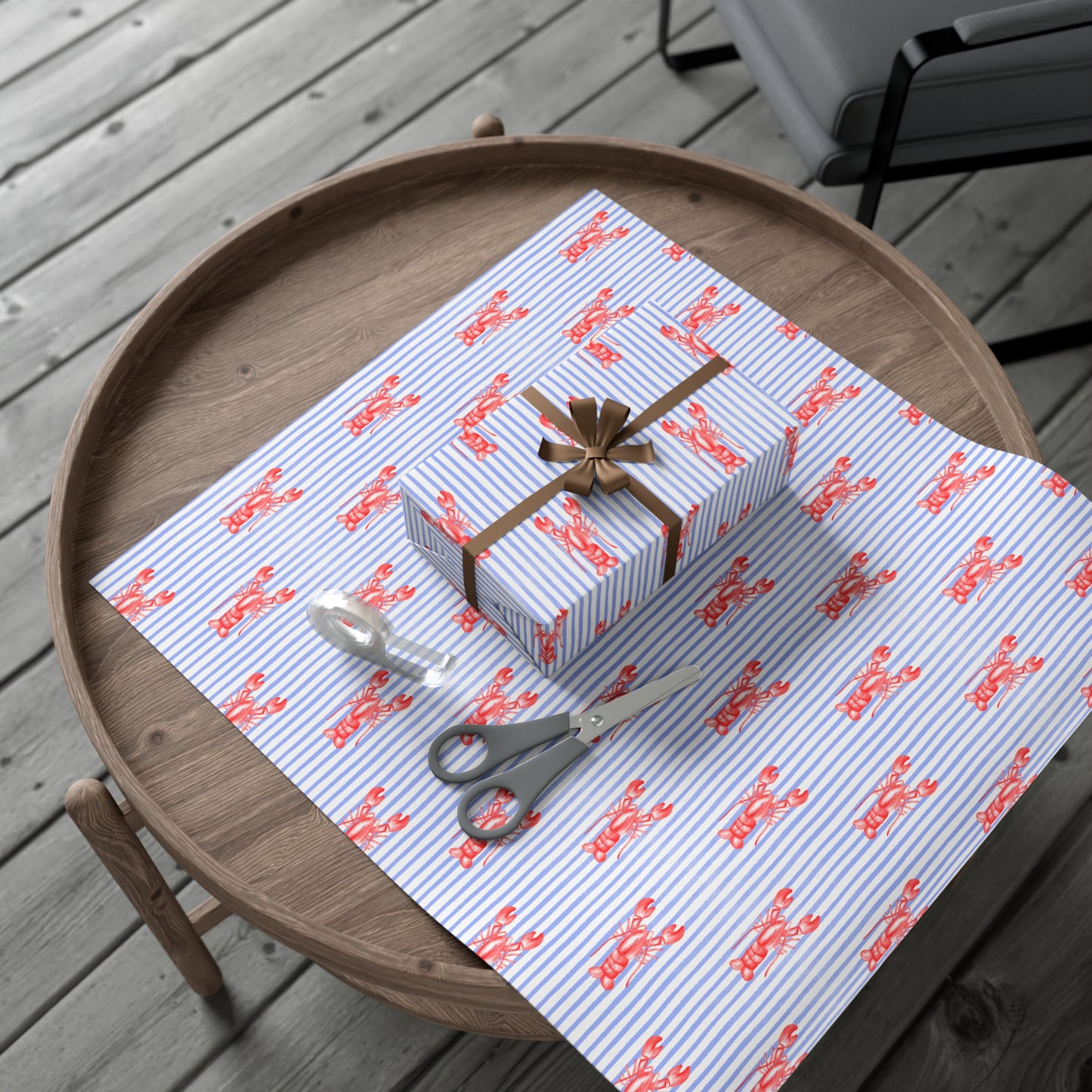 Lobster Print Gift Wrap