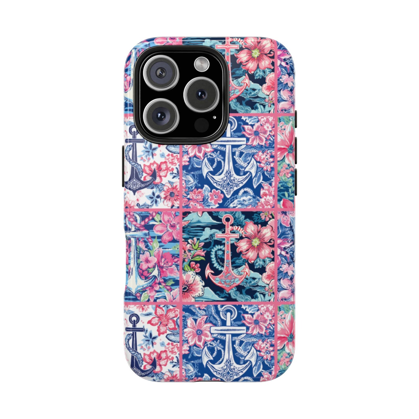 Floral Anchors Tough Phone Case