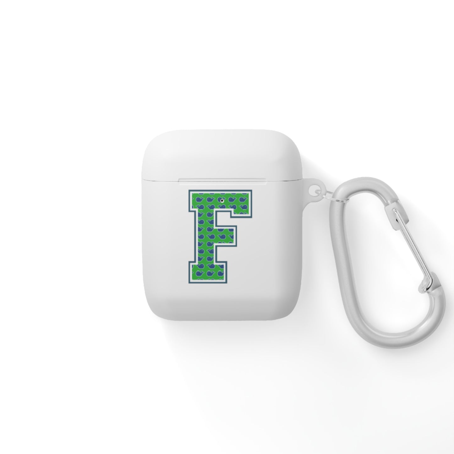 Preppy Letter F AirPods Case Cover
