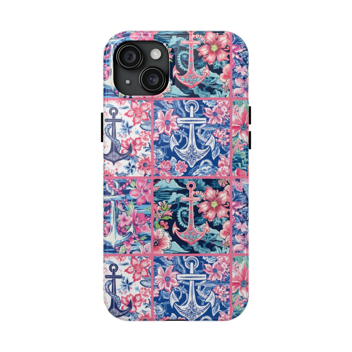 Floral Anchors Tough Phone Case