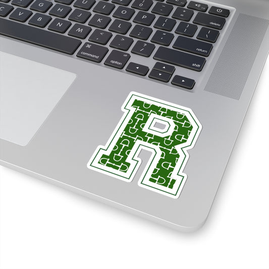 Equestrian Letter R Kiss Cut Sticker
