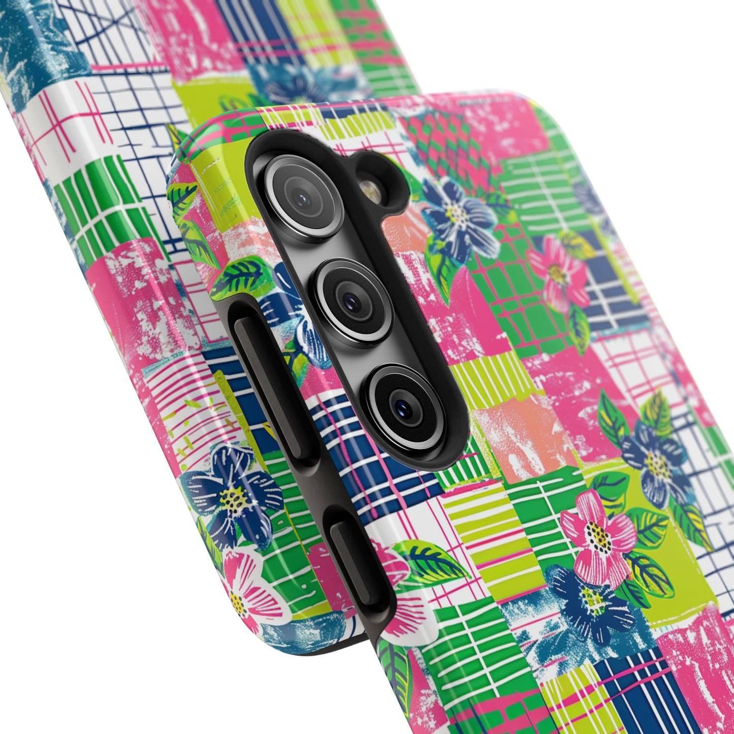 Tropical Madras Tough Phone Case