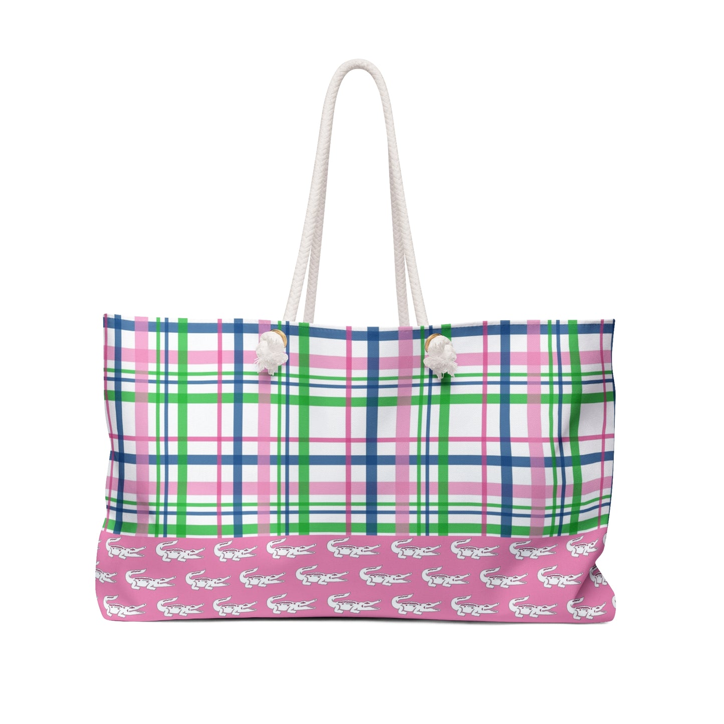 Gator Plaid Weekender Bag