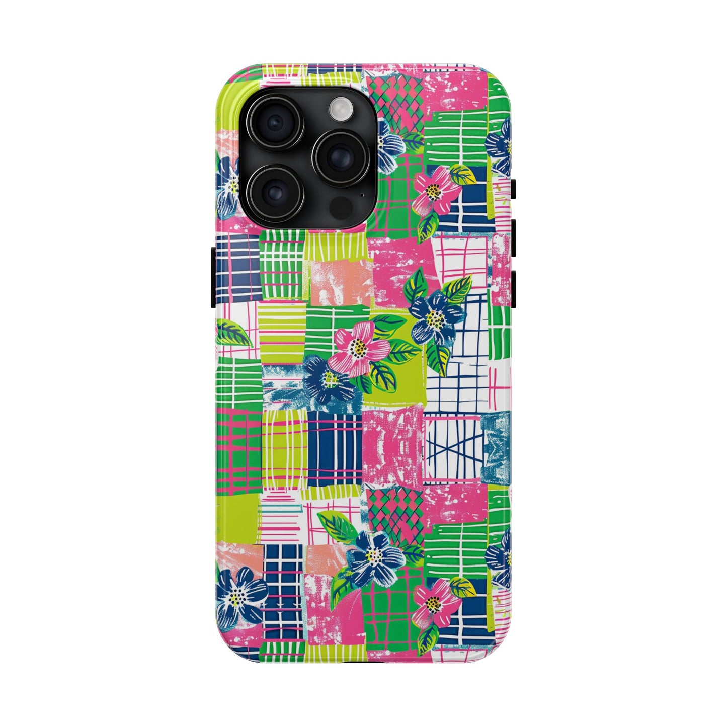 Tropical Madras Tough Phone Case