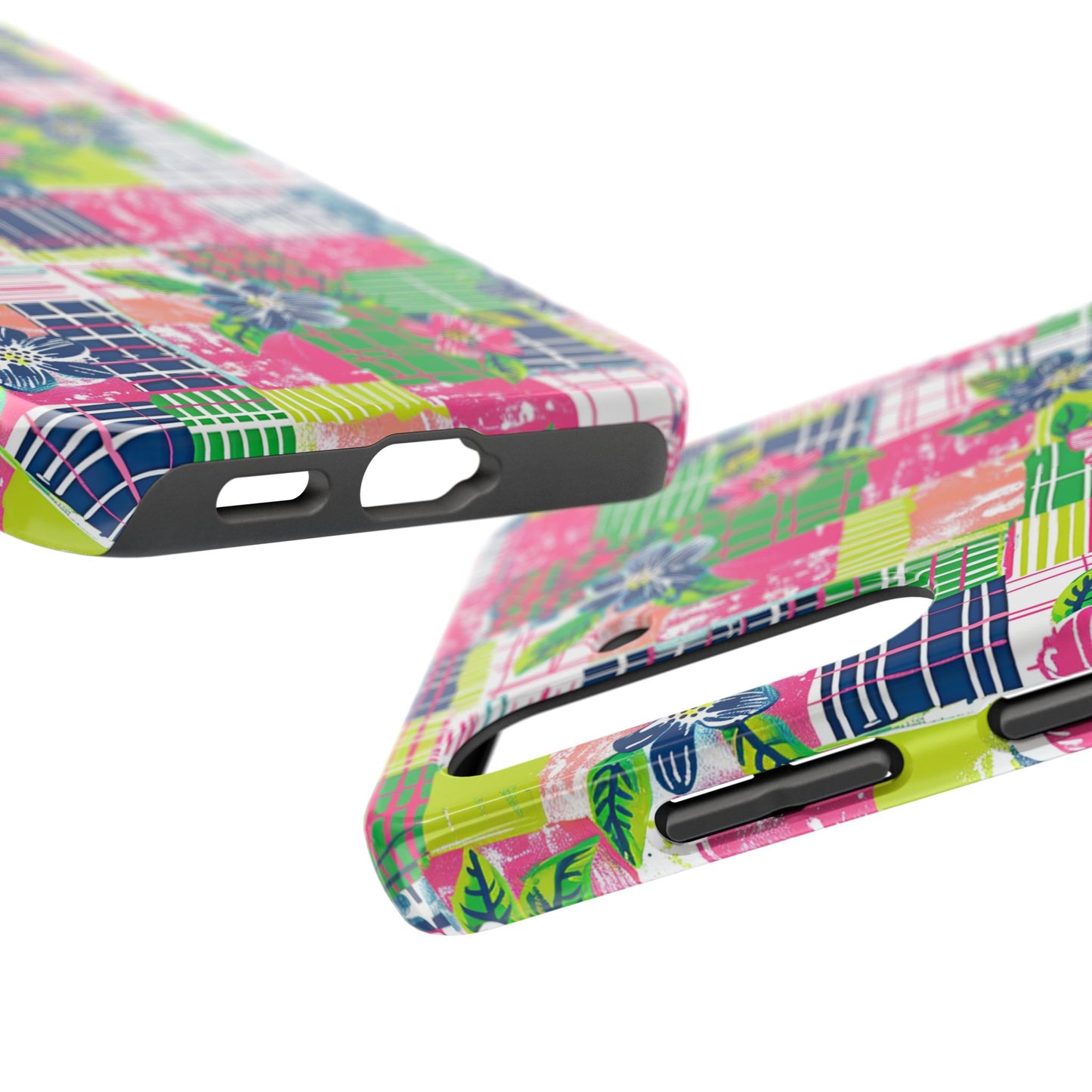 Tropical Madras Tough Phone Case