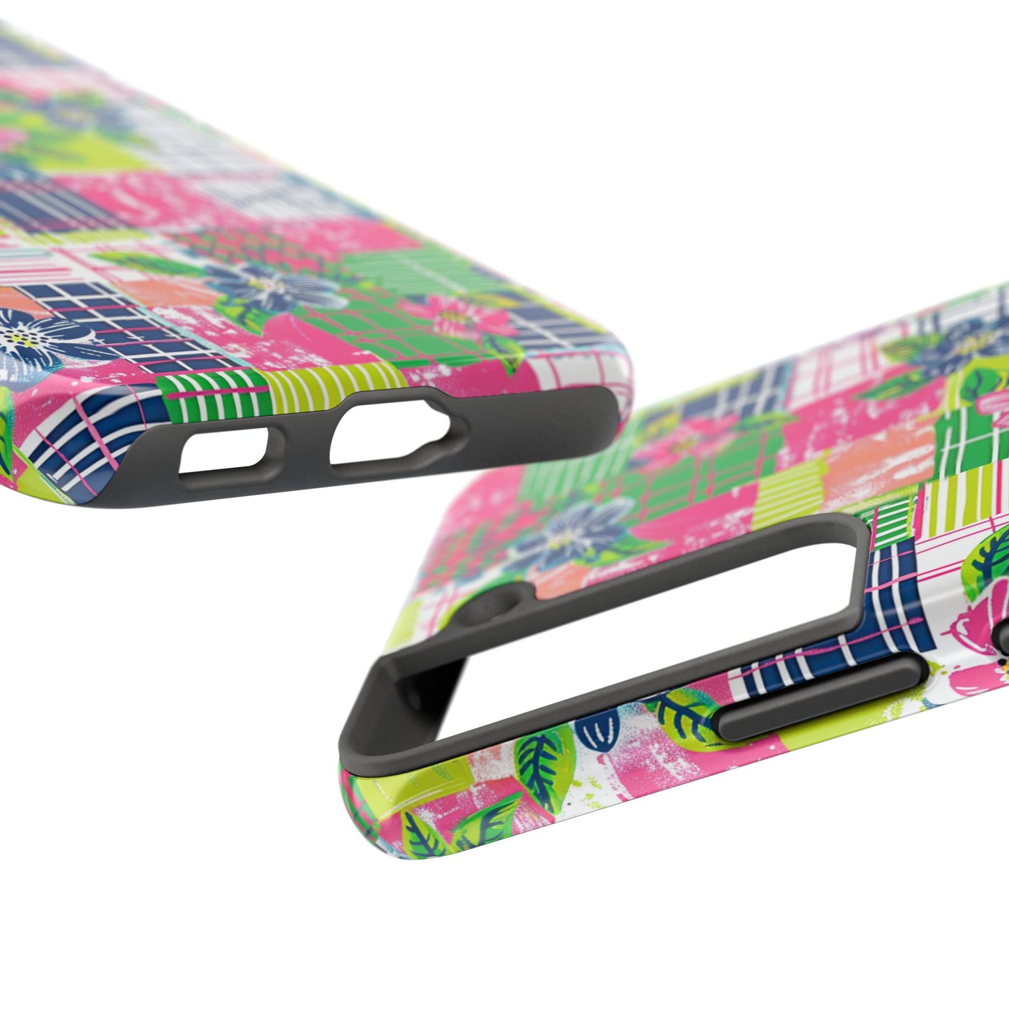 Tropical Madras Tough Phone Case
