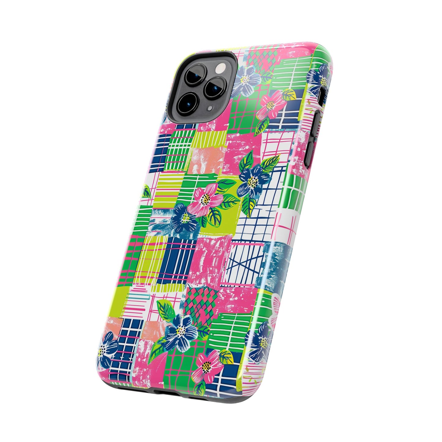 Tropical Madras Tough Phone Case