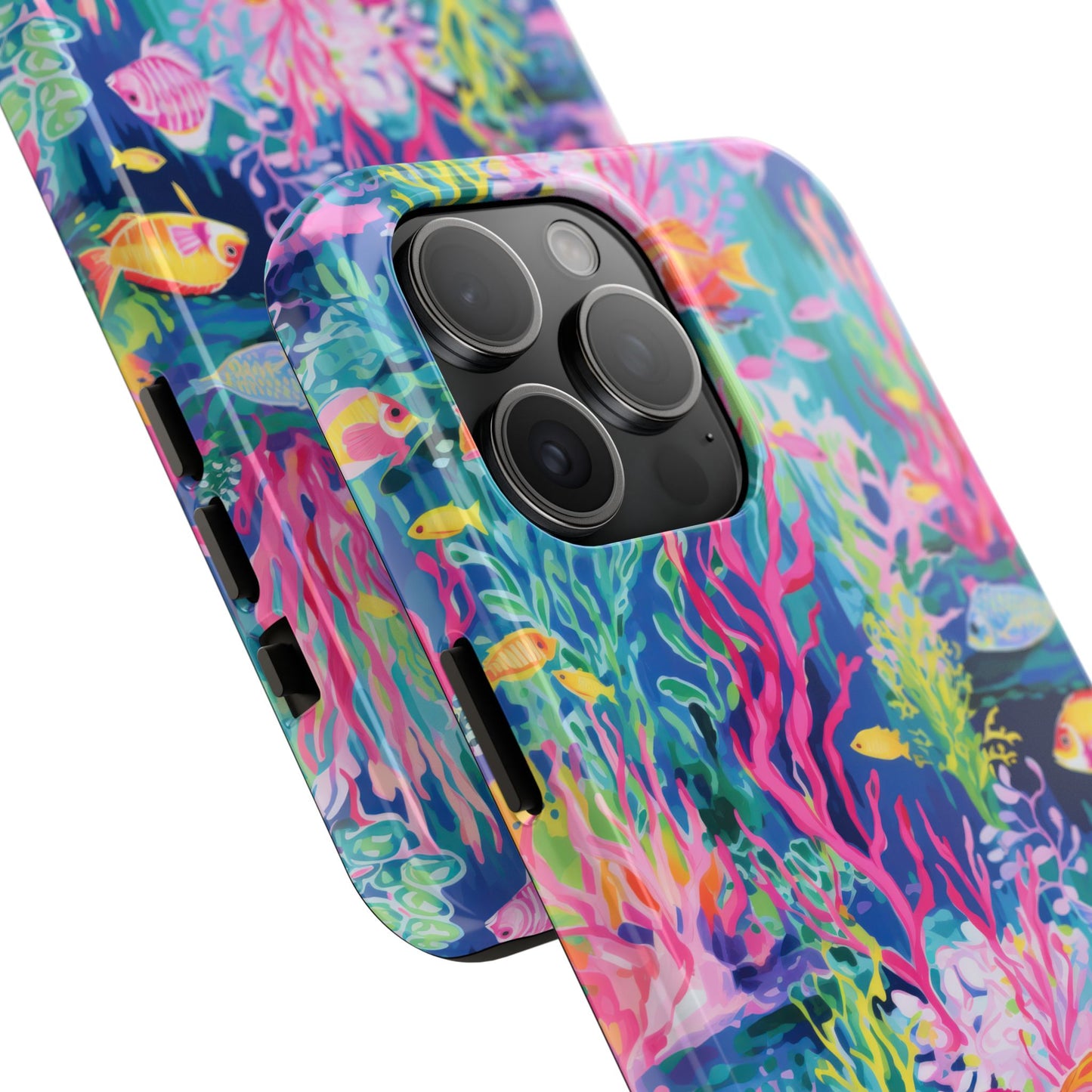 Watercolor Fish Tough Phone Case