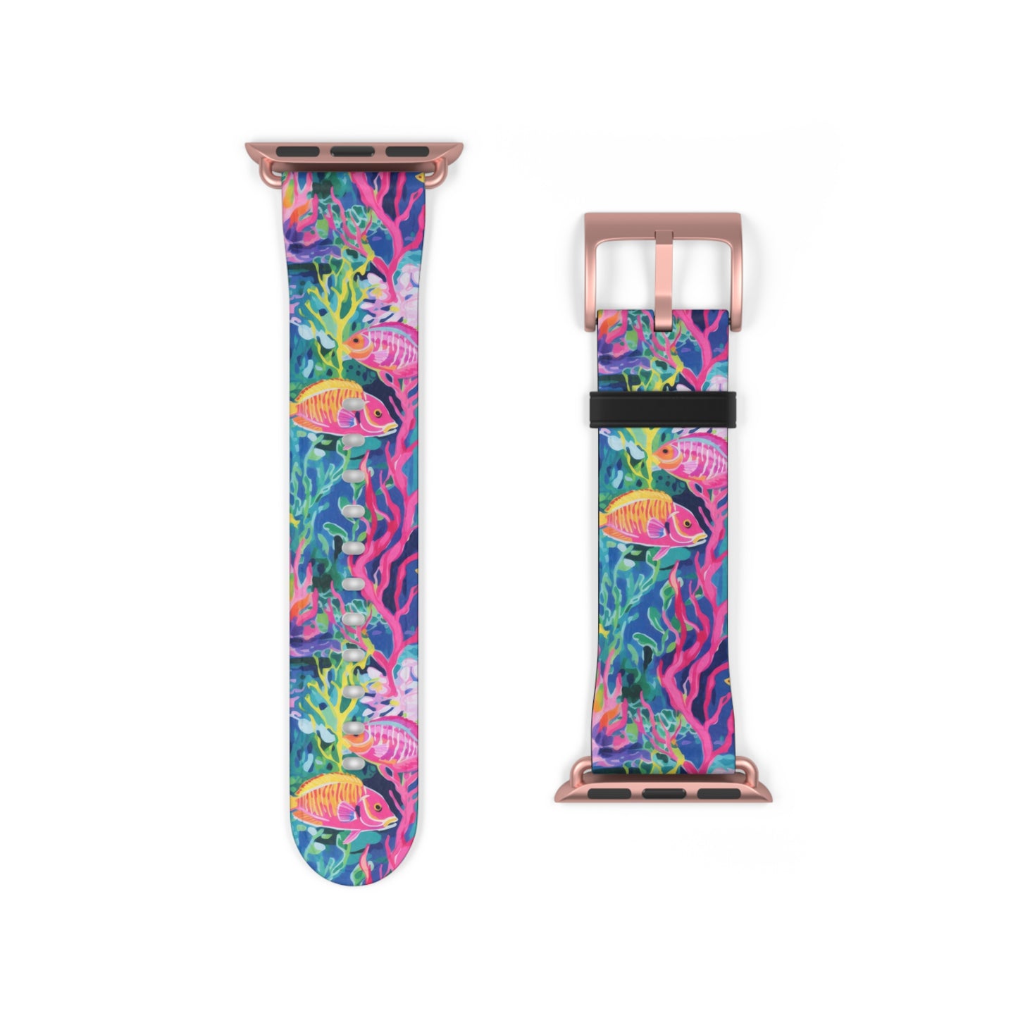 Watercolor Fish Watch Band