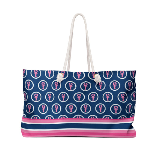 Preppy Lobster Weekender Bag
