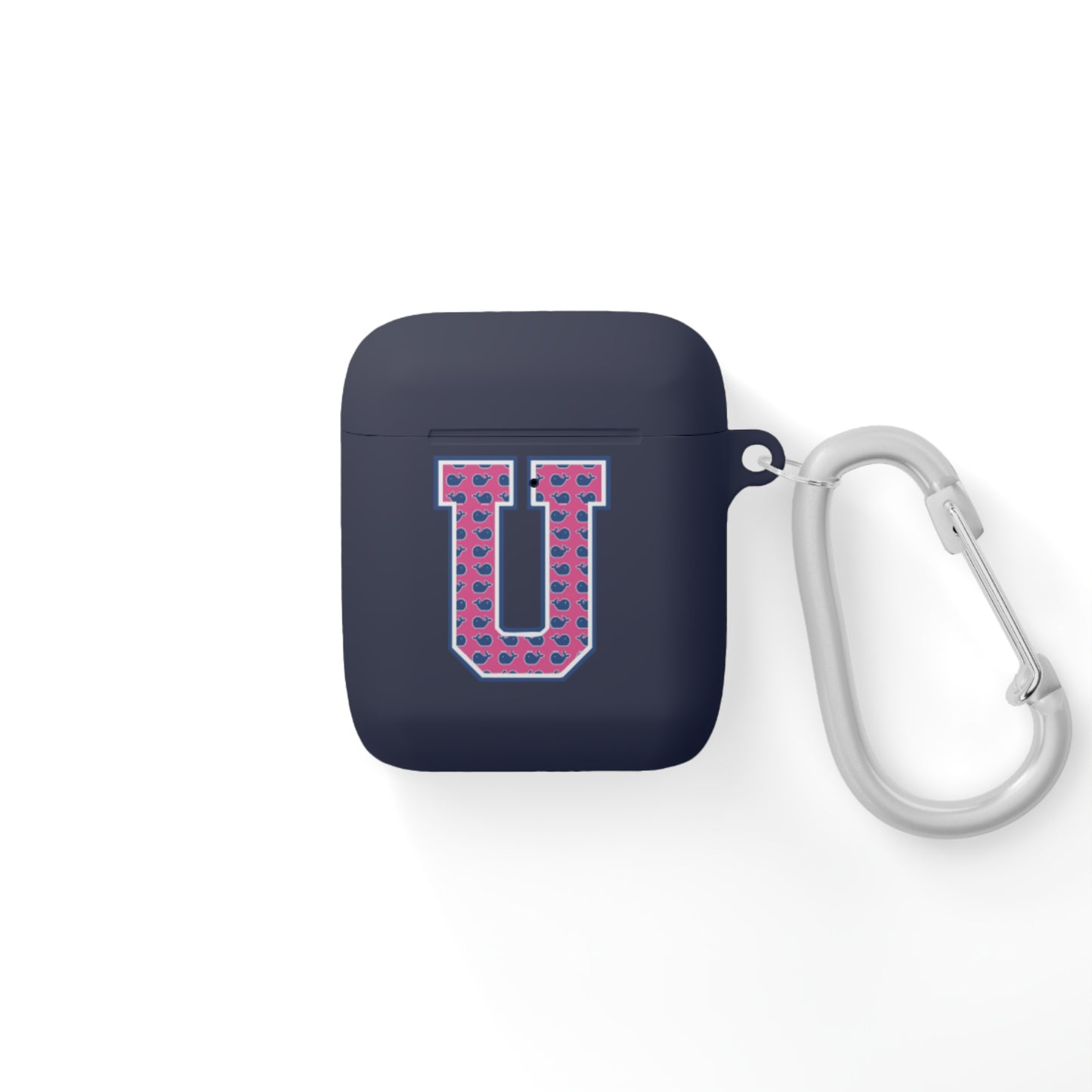 Preppy Letter U AirPods Case Cover