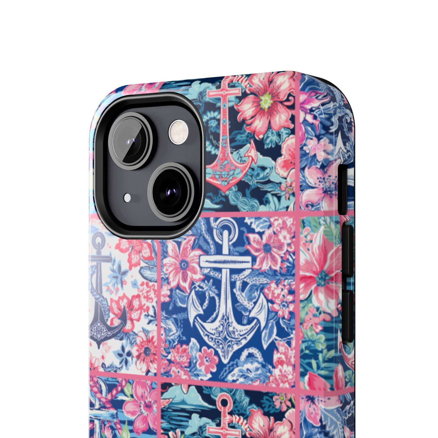 Floral Anchors Tough Phone Case