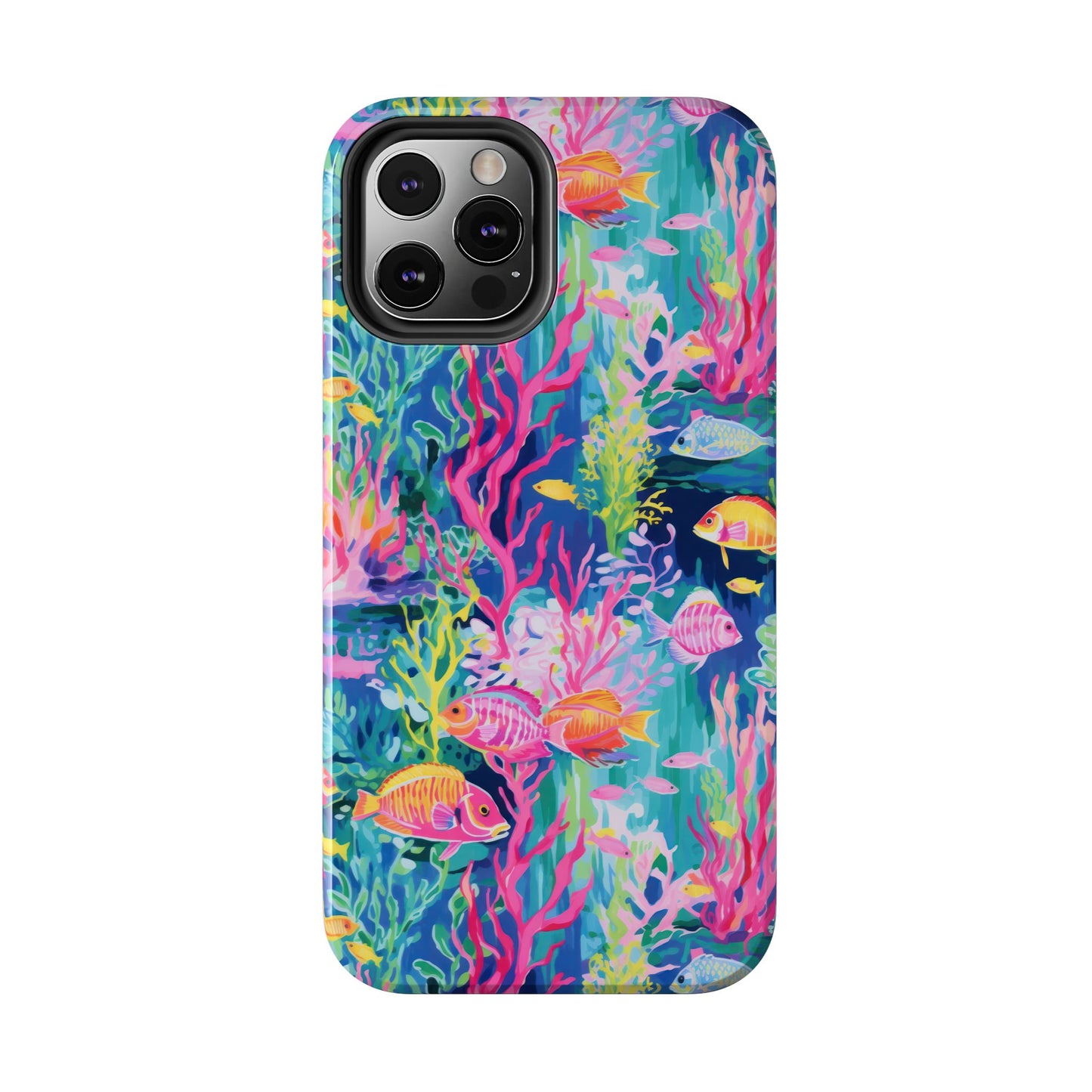 Watercolor Fish Tough Phone Case