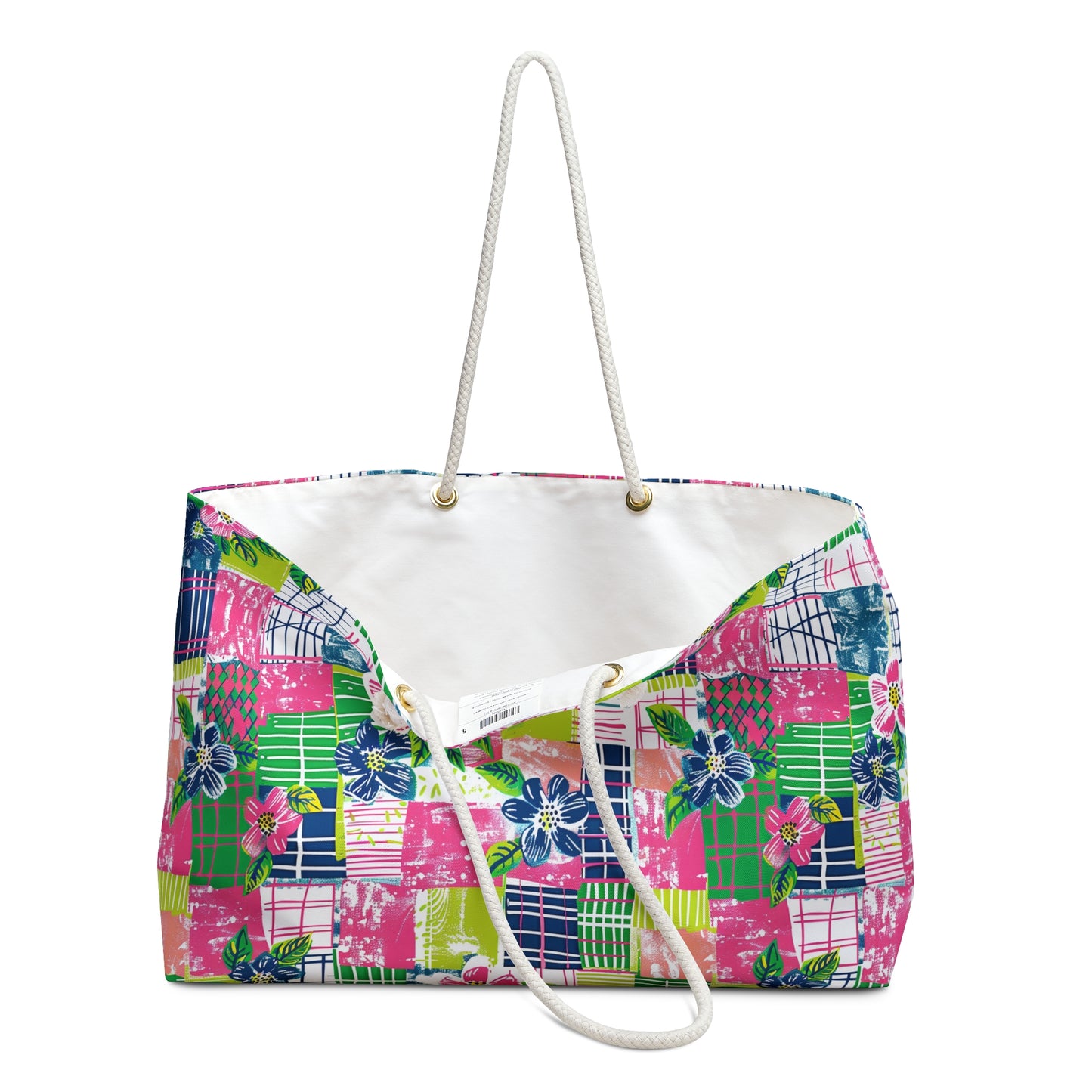 Tropical Madras Weekender Bag
