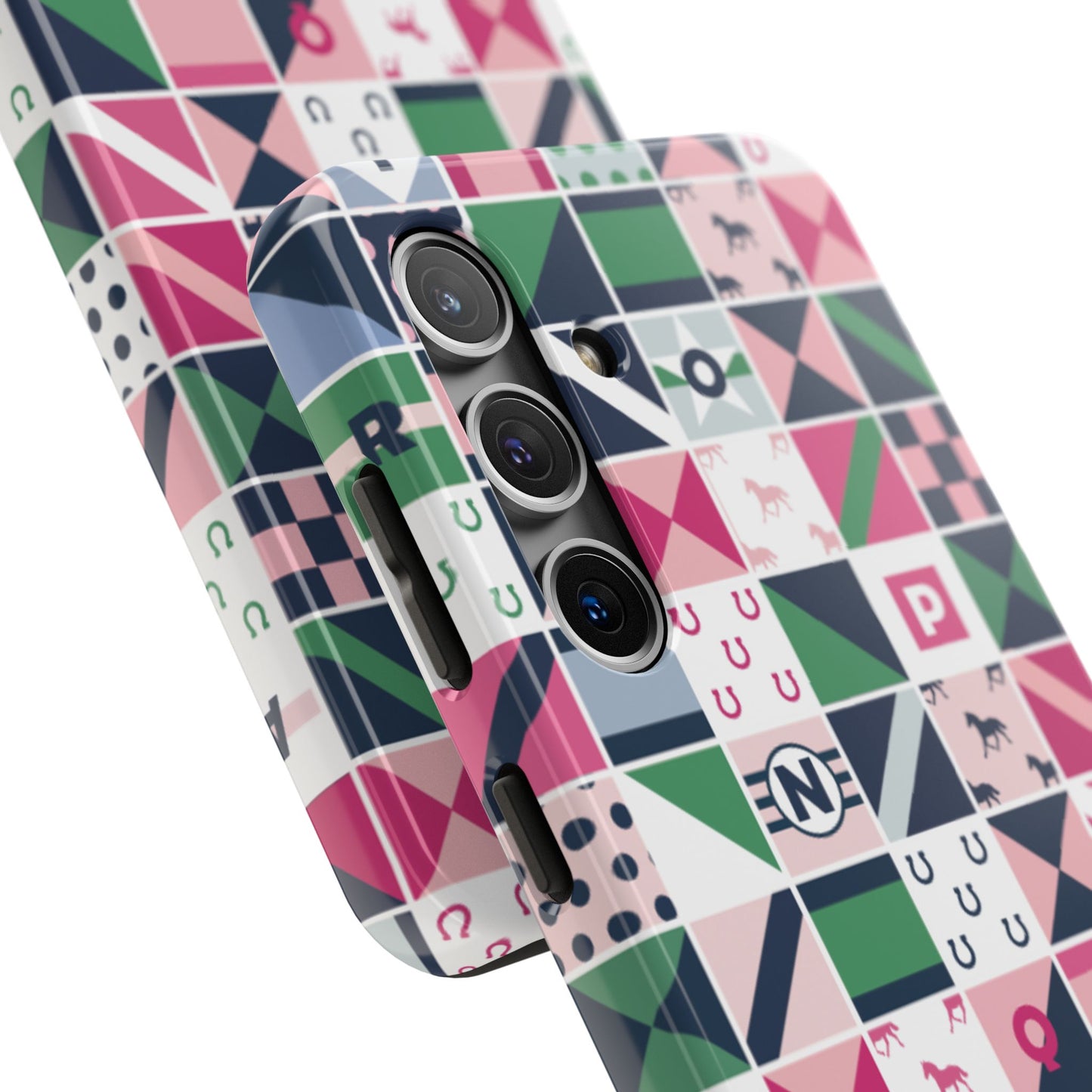 Equestrian Patchwork Tough Phone Case