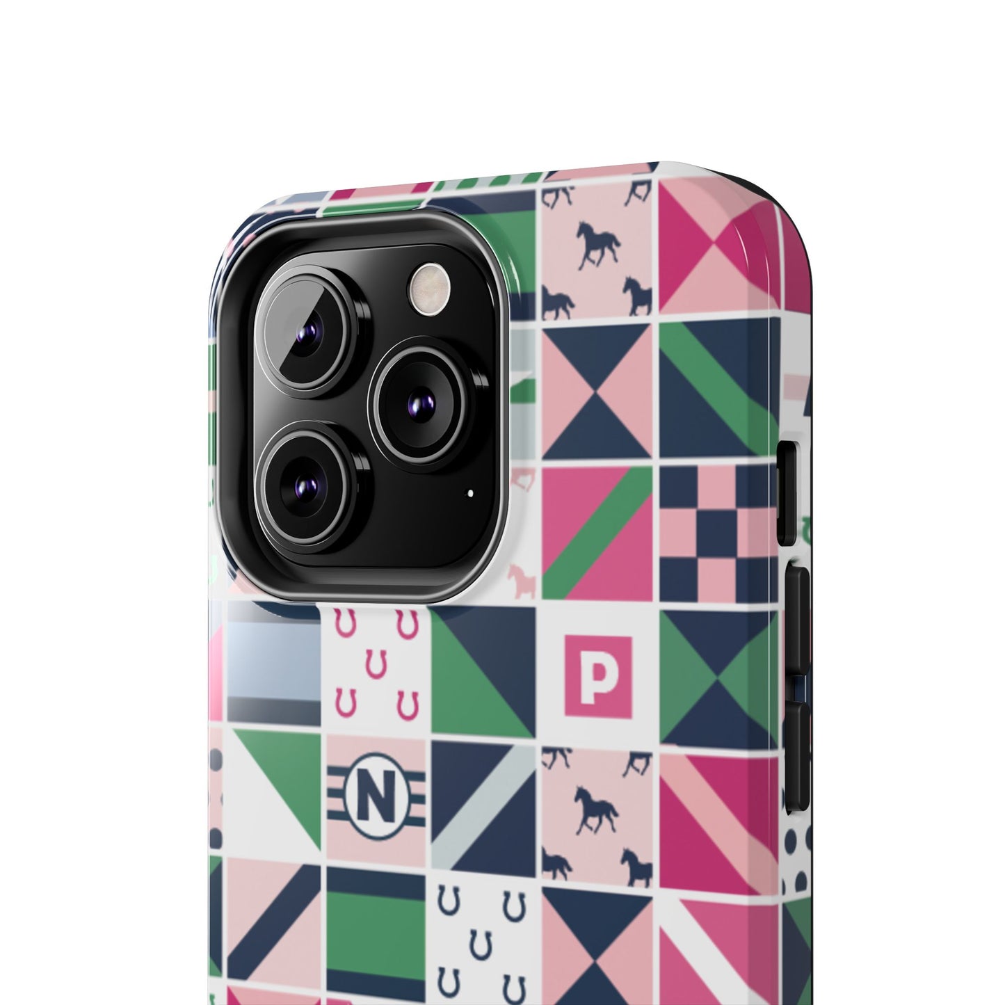 Equestrian Patchwork Tough Phone Case