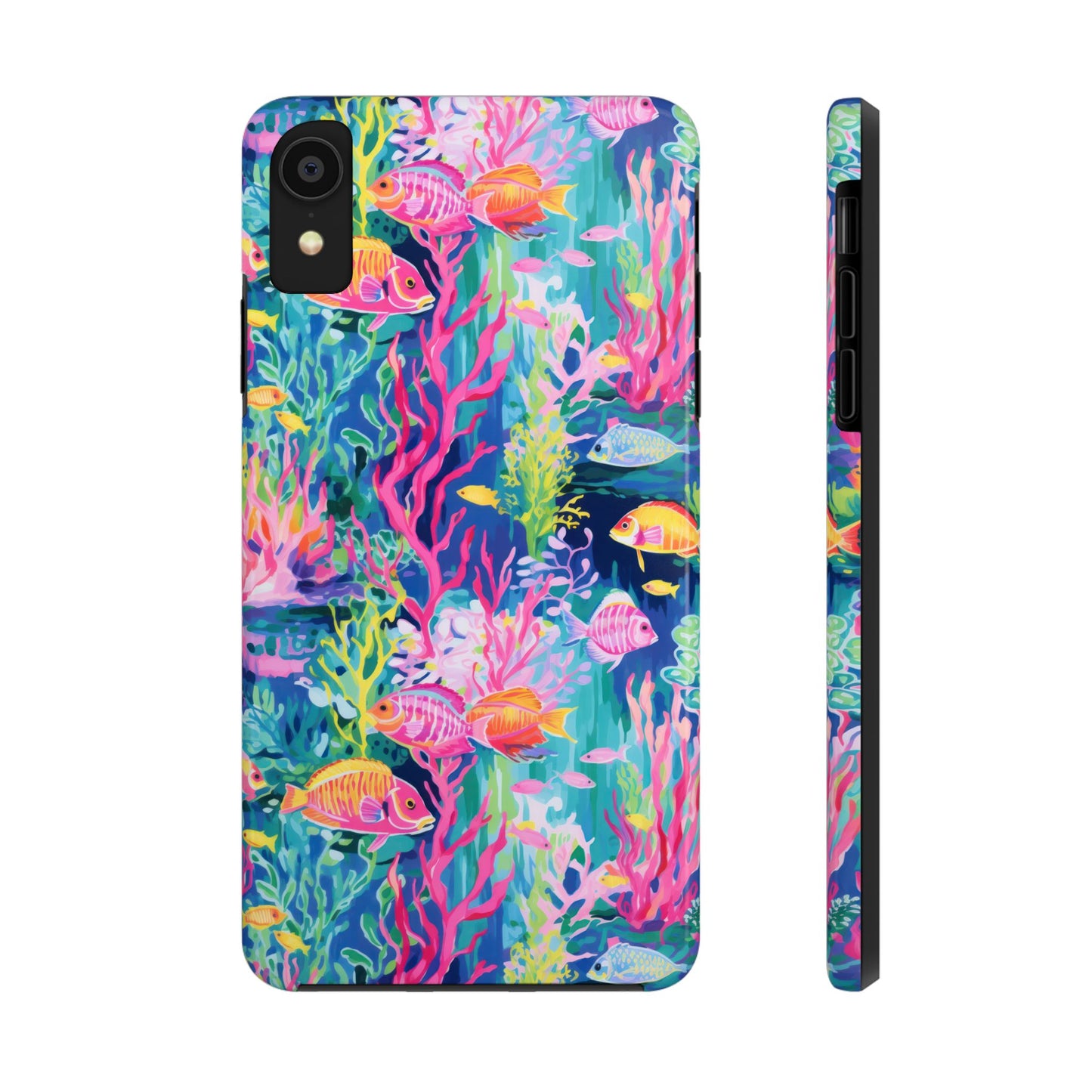 Watercolor Fish Tough Phone Case