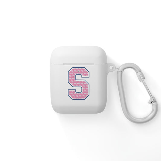 Preppy Letter S AirPods Case Cover
