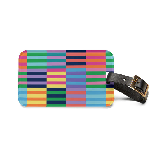 Color Blocks Luggage Tag