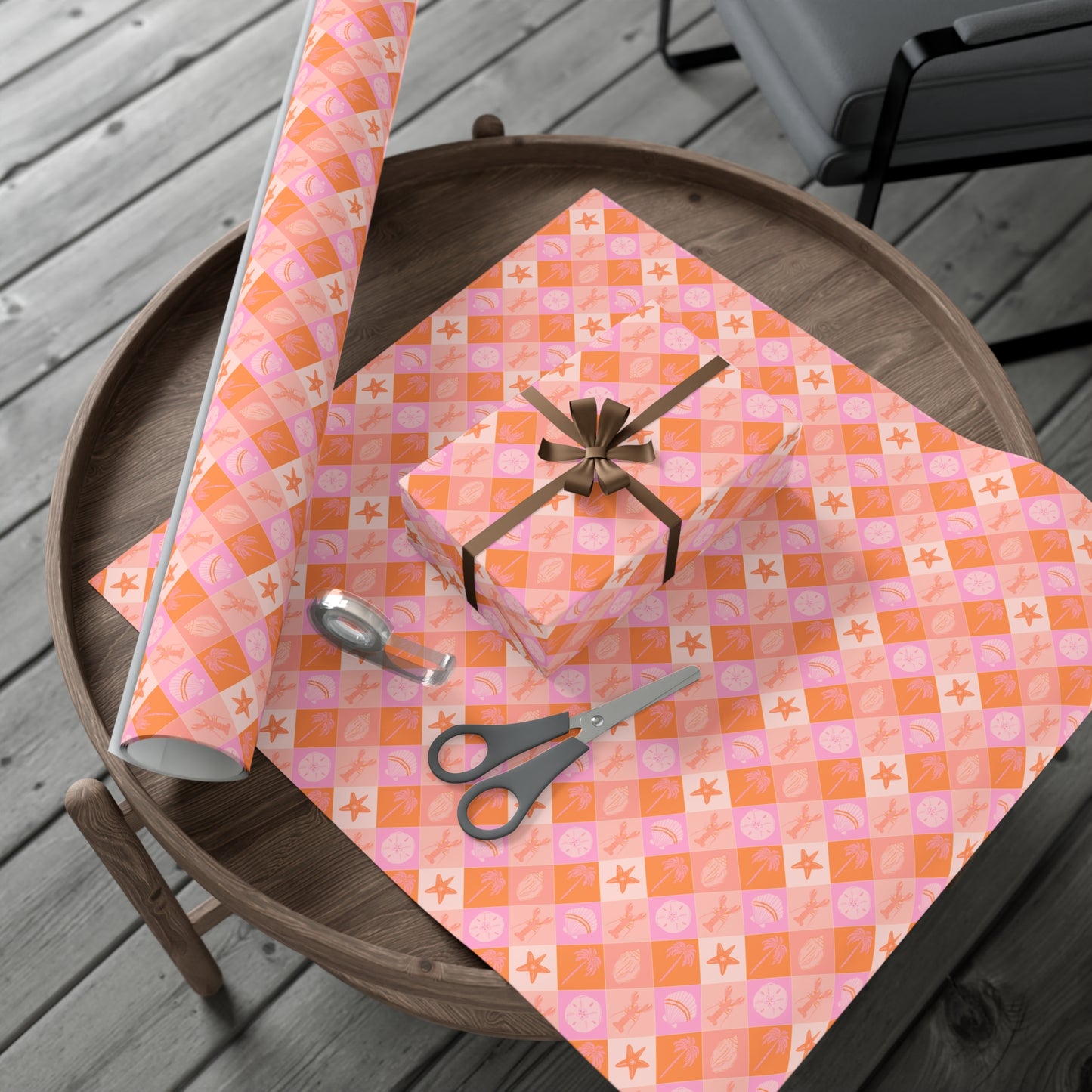 Bright Beach Pattern Gift Wrap