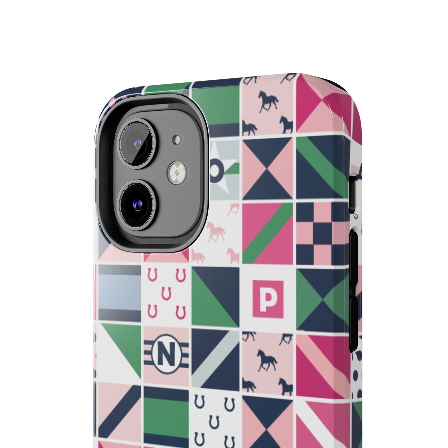 Equestrian Patchwork Tough Phone Case
