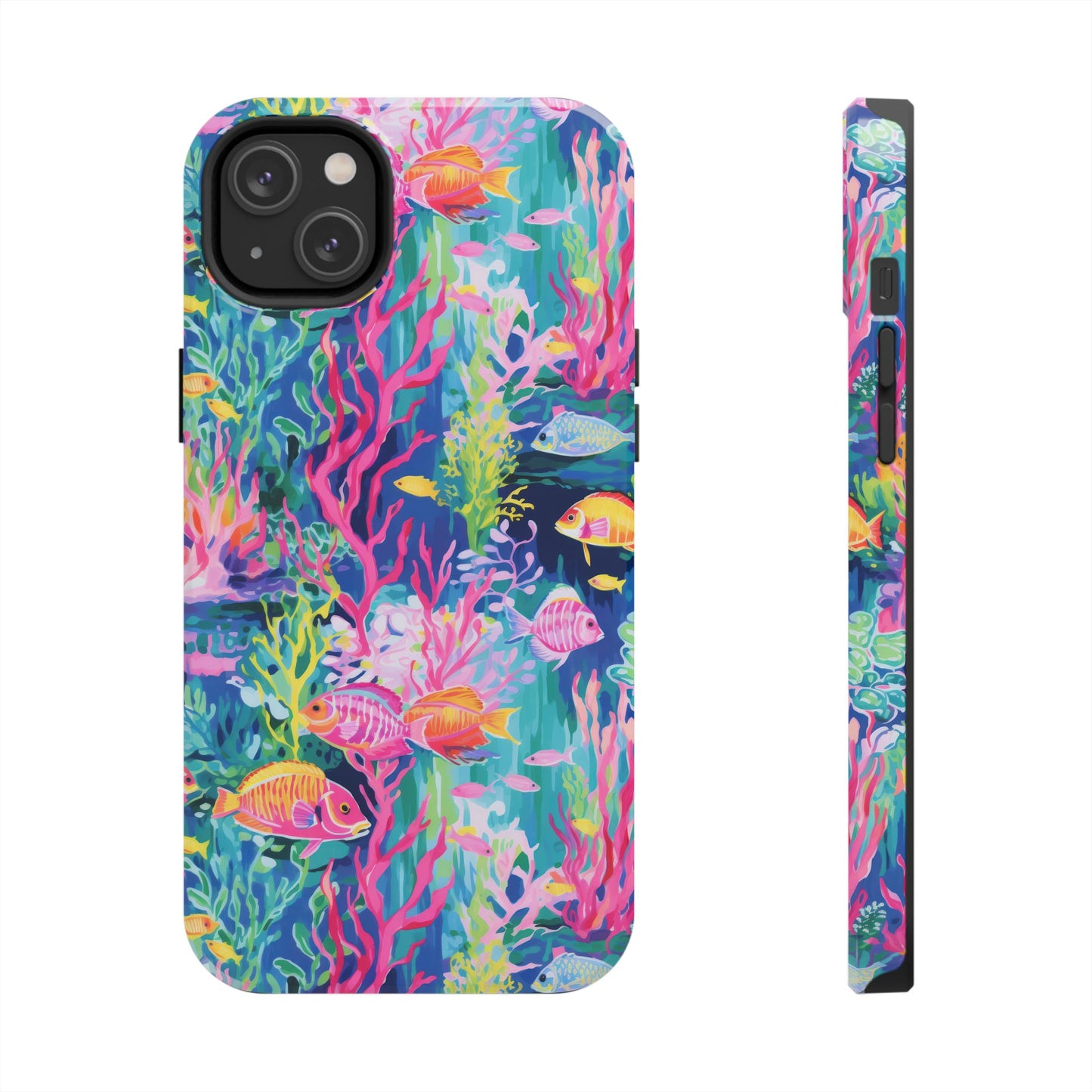 Watercolor Fish Tough Phone Case
