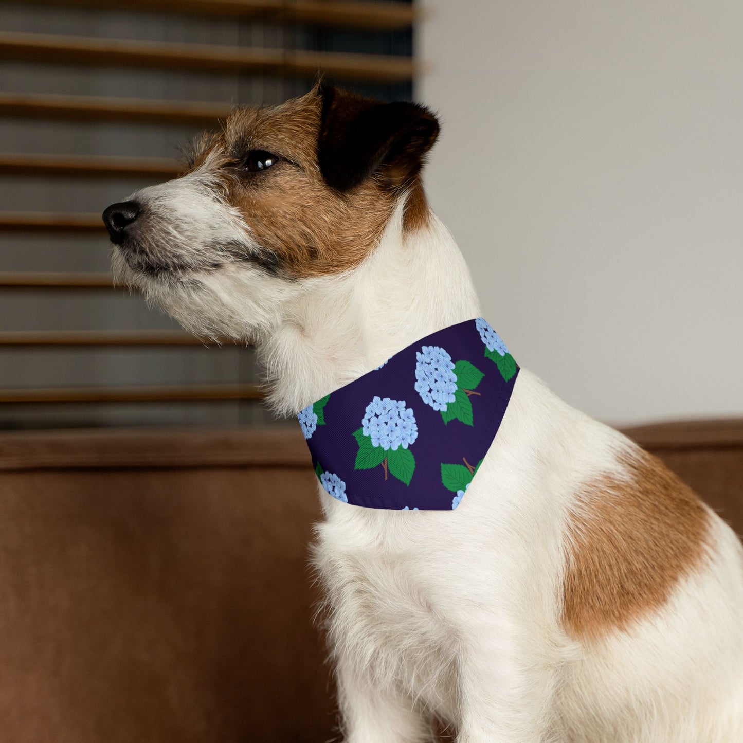 Hydrangea Pet Bandana Collar
