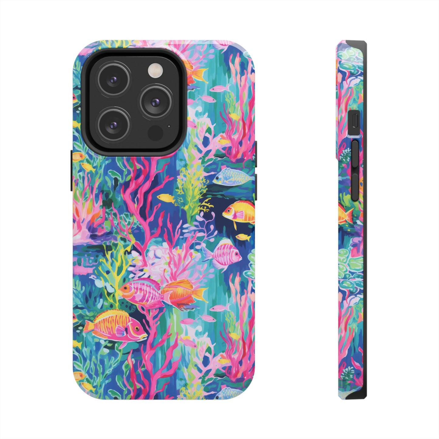 Watercolor Fish Tough Phone Case