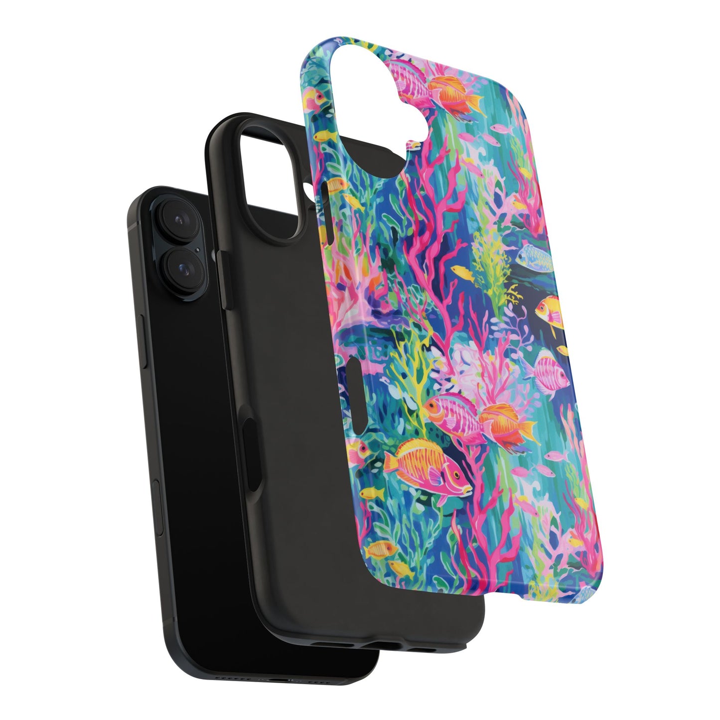 Watercolor Fish Tough Phone Case