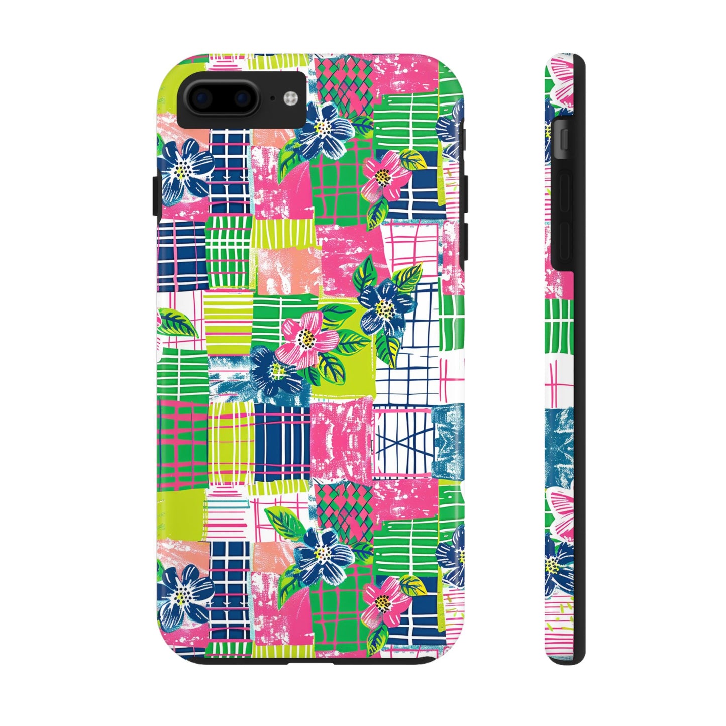 Tropical Madras Tough Phone Case