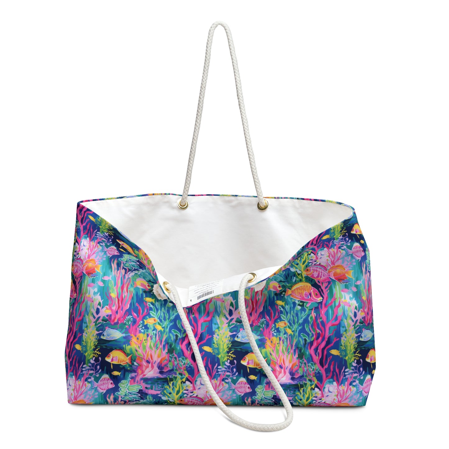 Watercolor Fish Weekender Bag