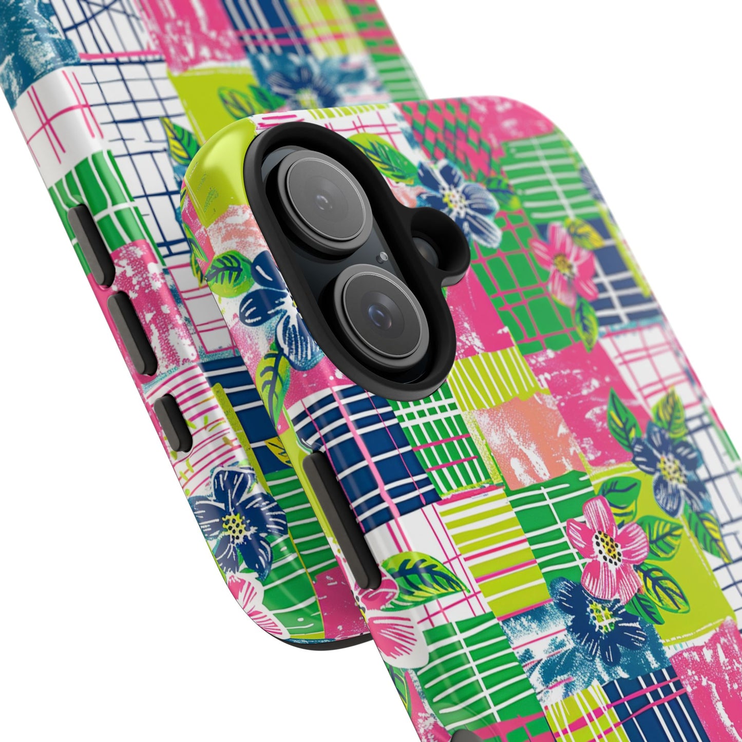 Tropical Madras Tough Phone Case