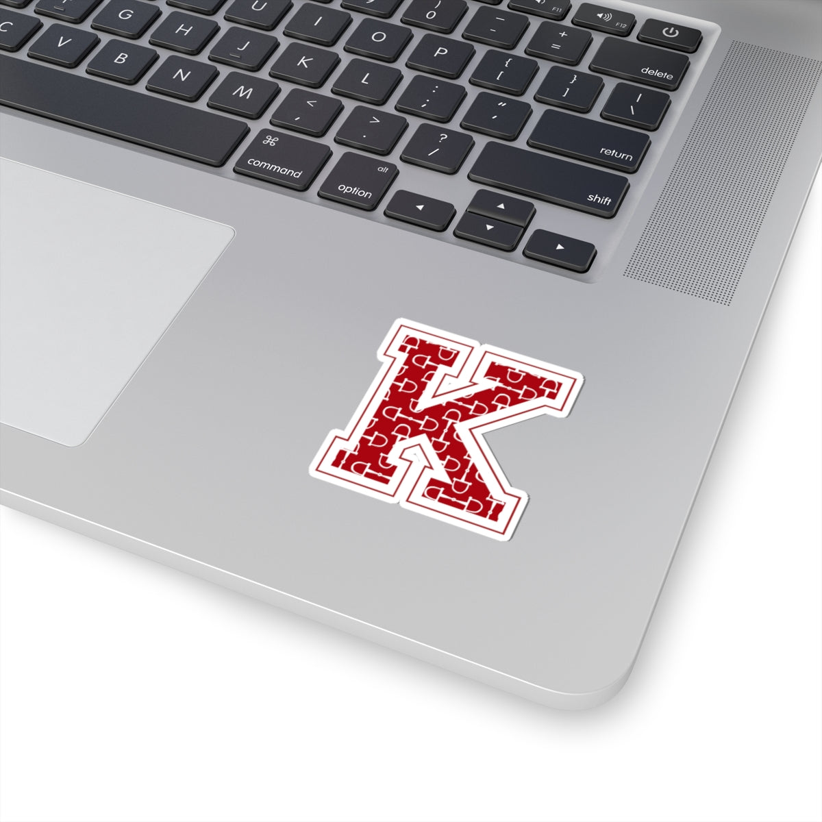 Equestrian Letter K Kiss Cut Sticker