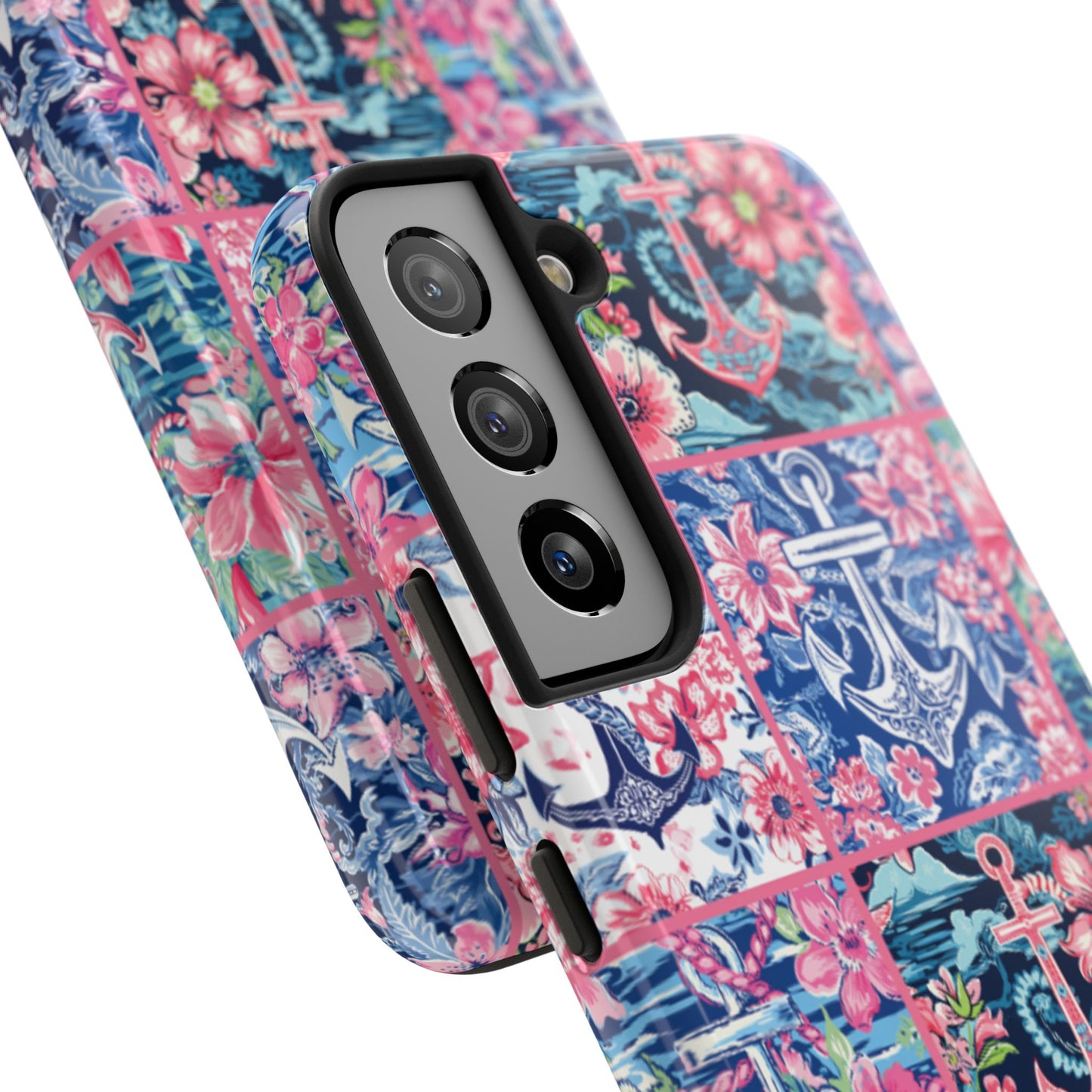 Floral Anchors Tough Phone Case