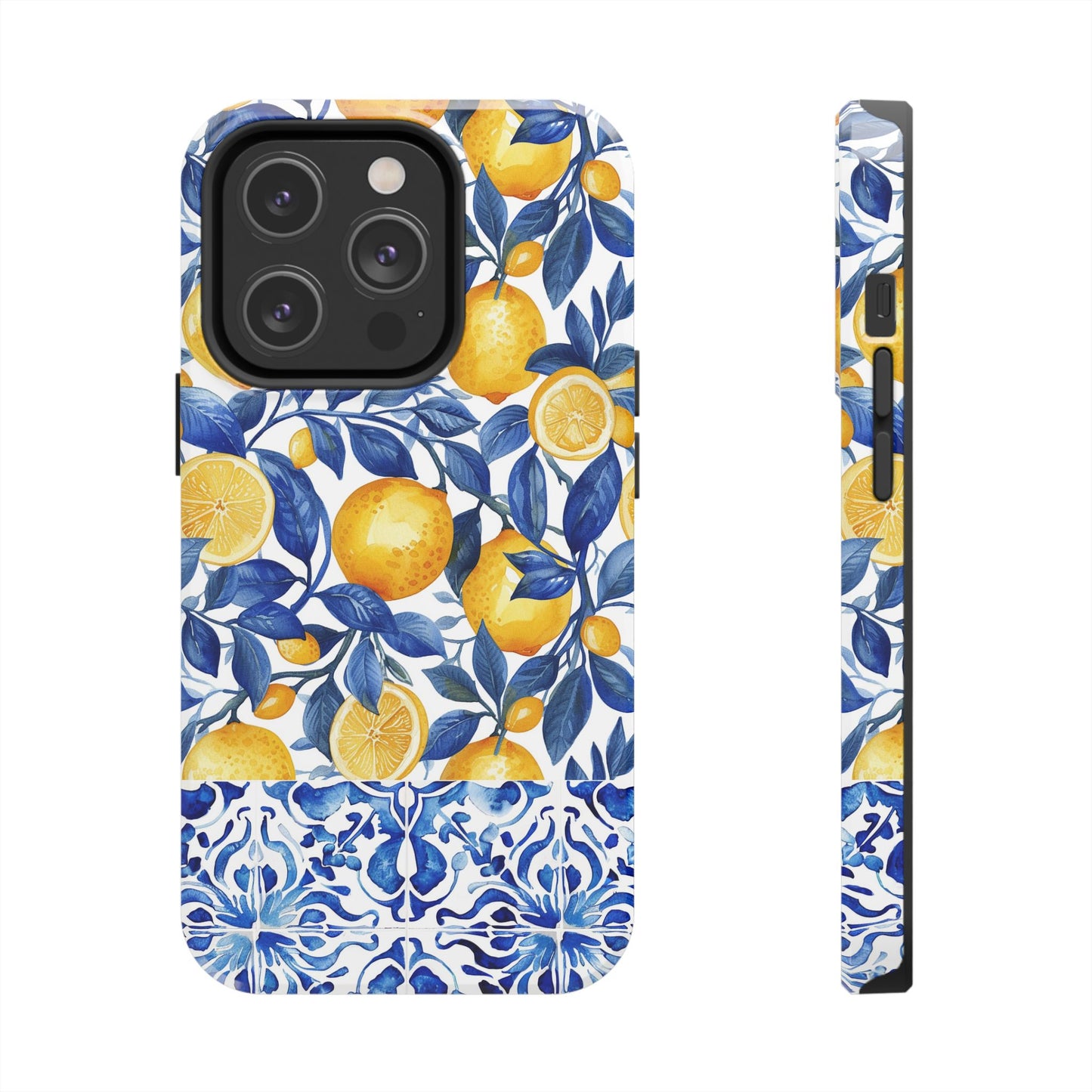 Lemons & Tiles Tough Phone Case