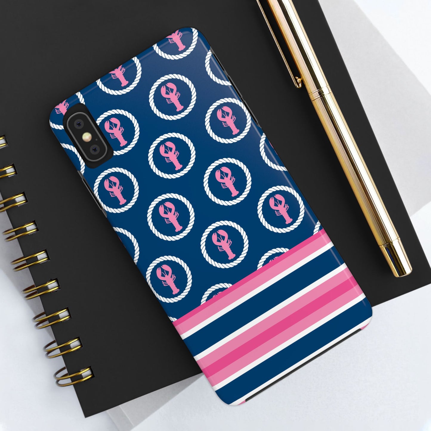 Preppy Lobsters Tough Phone Case