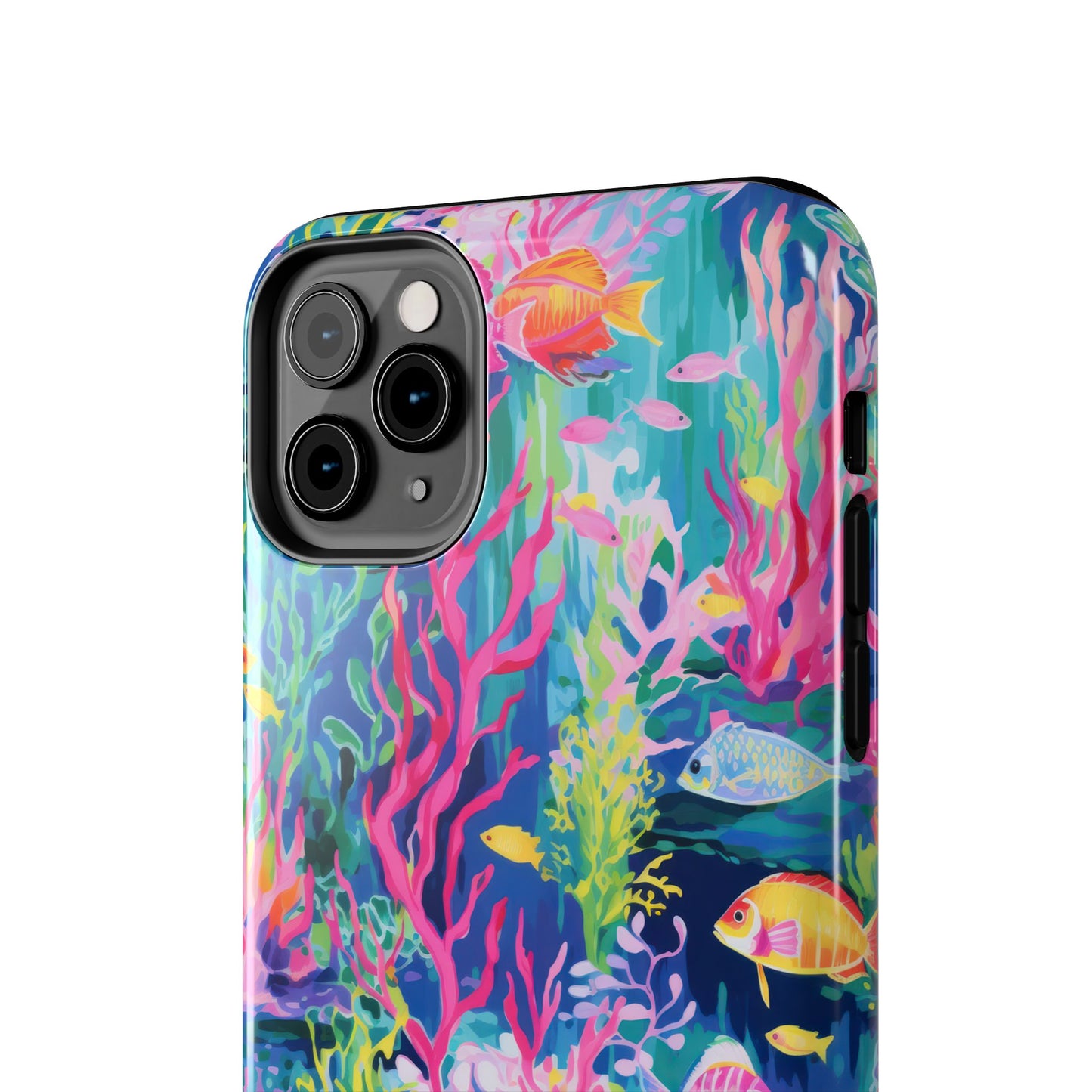 Watercolor Fish Tough Phone Case
