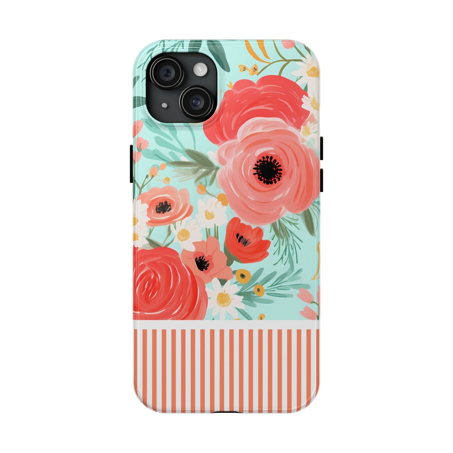 Coral FloralTough Phone Case