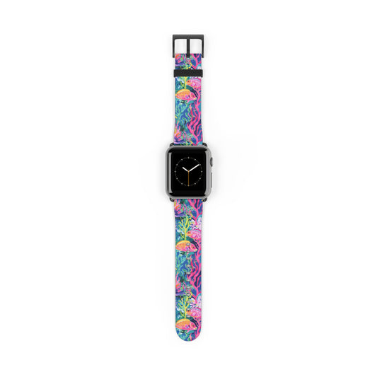 Watercolor Fish Watch Band