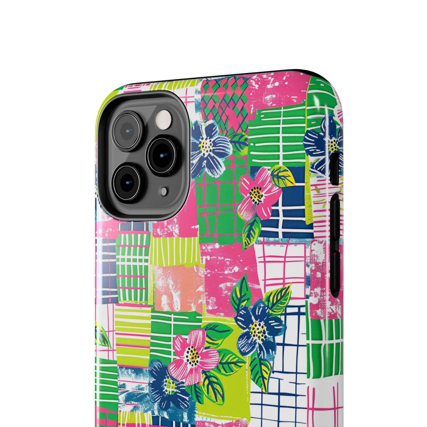 Tropical Madras Tough Phone Case