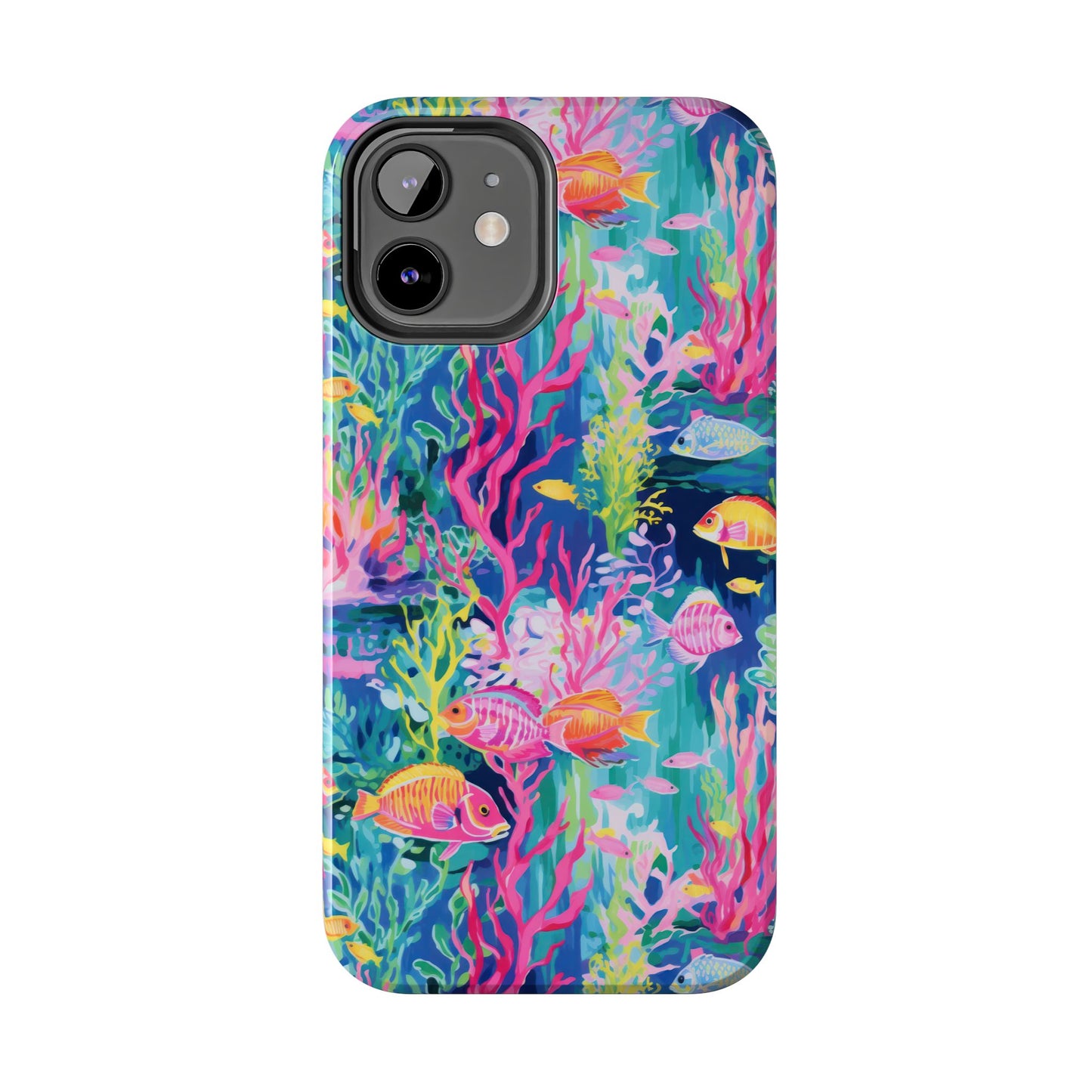 Watercolor Fish Tough Phone Case