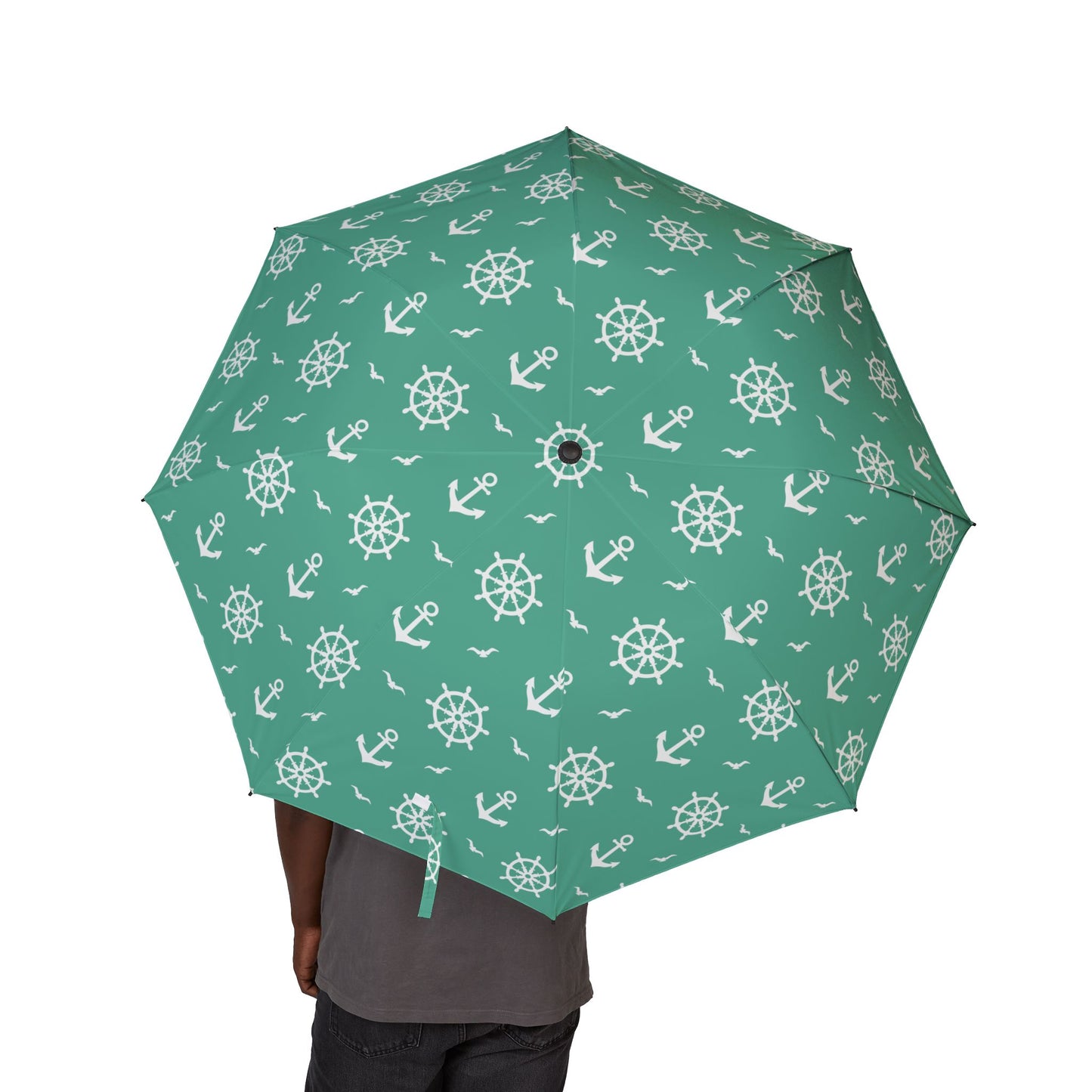 Anchors Semi-Automatic Foldable Umbrella