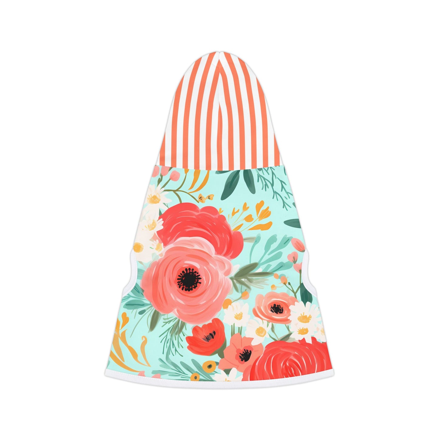 Coral Floral Pet Hoodie
